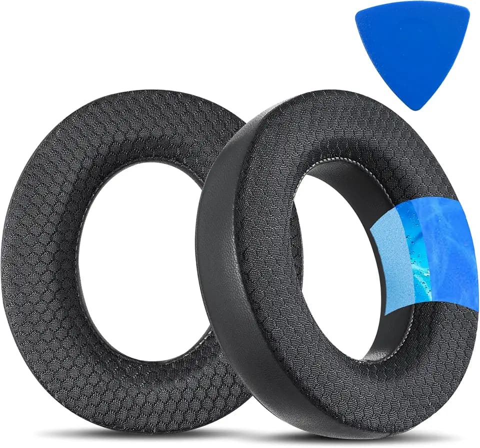 AHG Accessory House Global-Premium-Ohrpolster für Bathys, kühlendes Gel, kompatibel mit Focal Bathys und Bathys MG-Kopfhörern, Schwarz Einfache Selbstmontage, kühles Gel, extra dicker Komfort