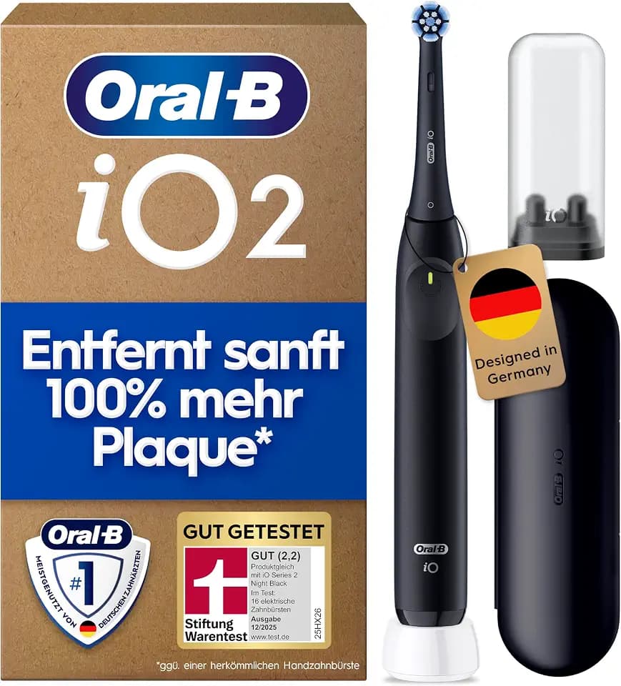 Oral-B iO Series 2 Elektrische Zahnbürste, Schwarz