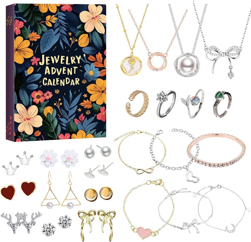 Advent Calendar 2026, 24PC Jewelry Set for Women, Fits All Occasions