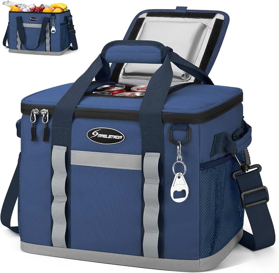 Maelstrom Soft Cooler Bag, 35/55/75 Can Beach Cooler with Flip-top Access