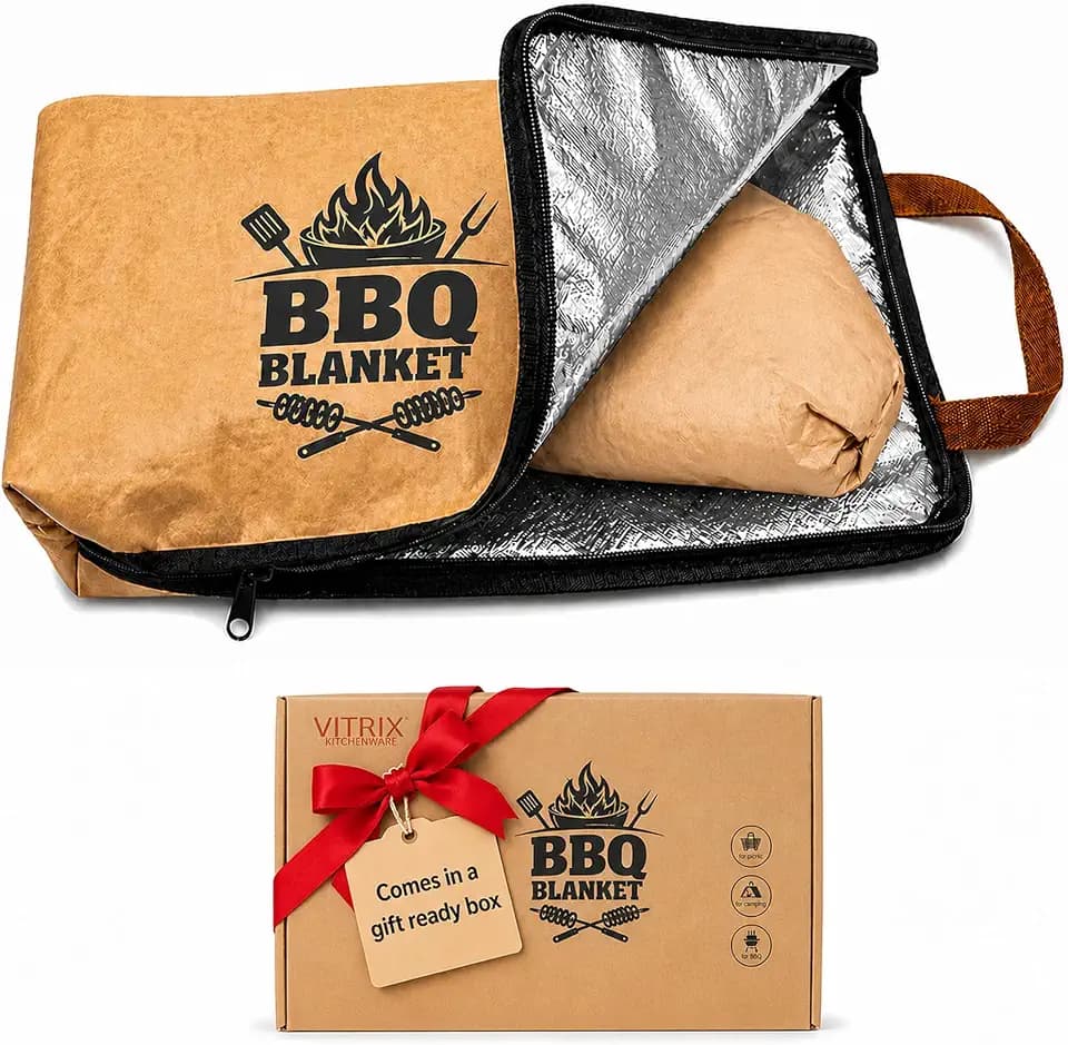 XL 21" BBQ Blanket Brisket Resting Bag with Insulated Lining