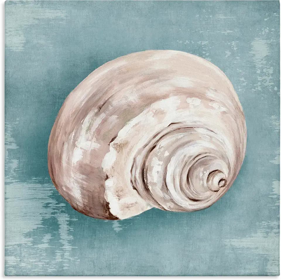 Stupell Industries Swirled Shore Nautical, 30 x 30 Inch Canvas Wall Art