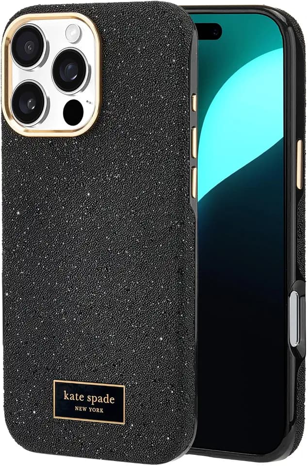 kate spade new york iPhone 16 Pro Max Case - Crystal Pave Nightfall
