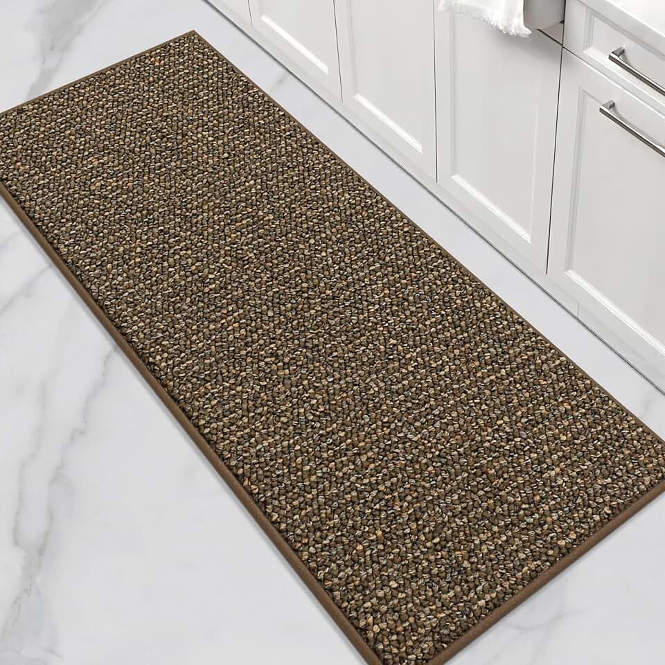 BEQHAUSE Kitchen Runner Rugs 24"x60", Kitchen Mats for Floor, Brown
