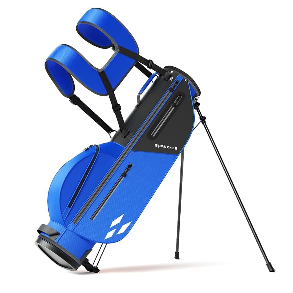 Junior Golf Stand Bag - Youth Golf Bag Ages 6-14+ Adult Lightweight Golf Stand Bag for Children & Adult