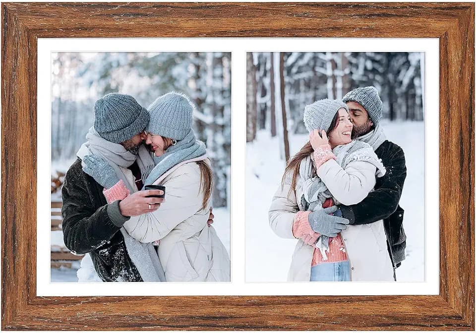 11x17 Collage Frame, 2 Open 8x10 Photo Frame Collage for Wall