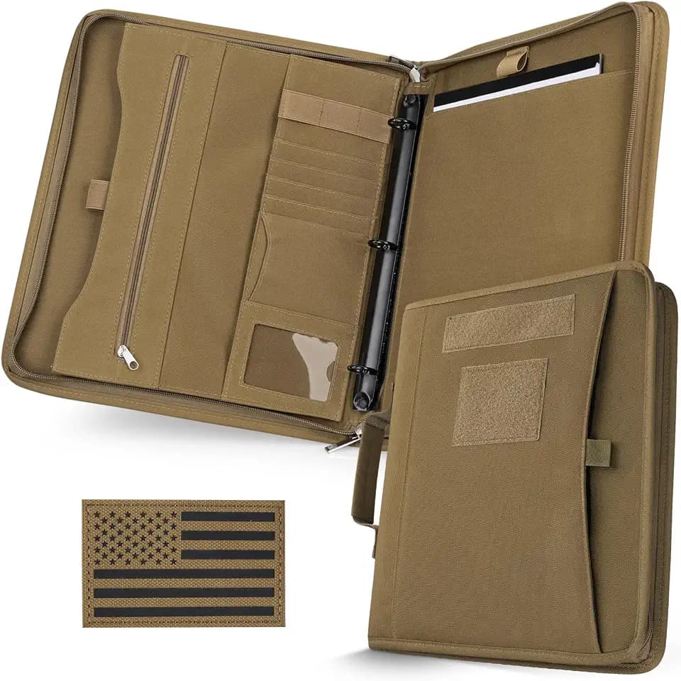 Livans Portfolio Padfolio Binder with Detachable 3-Ring Planner & A4 Paper