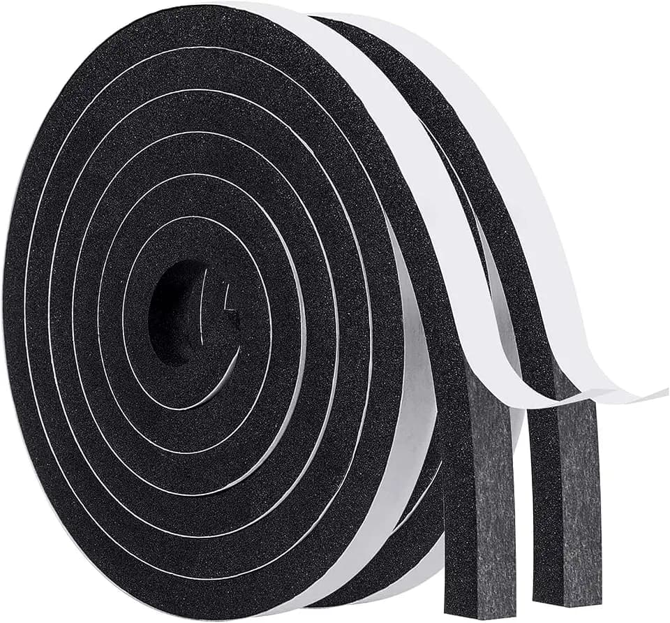 MAGZO 1/2in Wide X 3/8in Thick Foam Gasket Tape