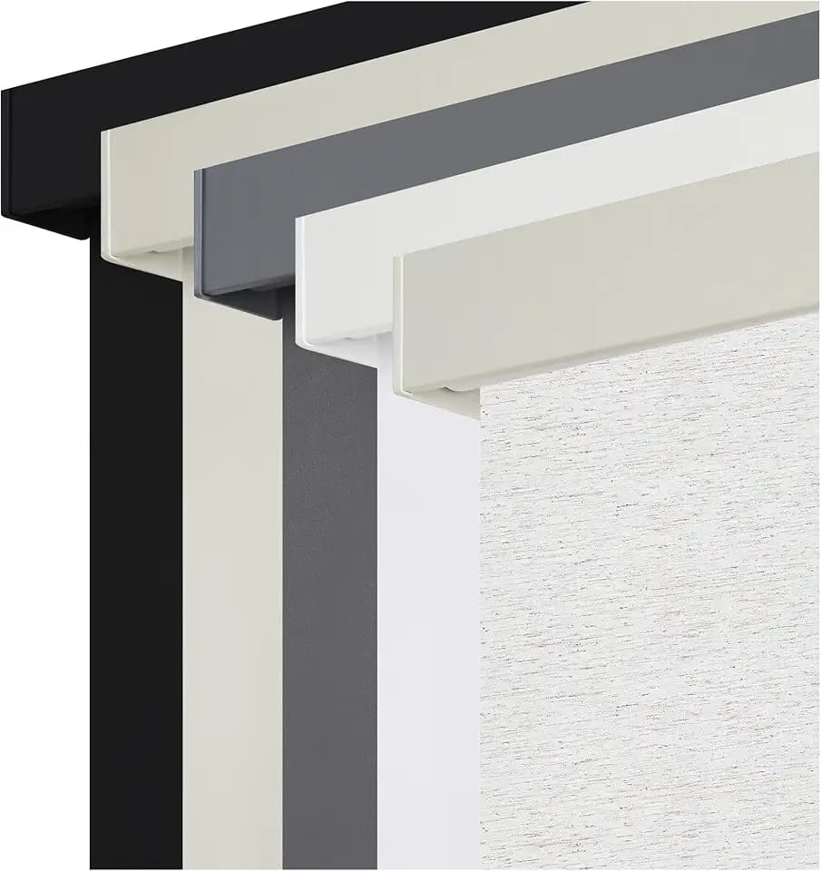 SUNOFF Cordless Blackout Roller Shades Blinds for Windows,31"W x 72"H,Linen