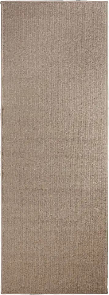 Ritz Accent Door Rug Runner with Non-Slip Latex Backing, 20-Inch by 60-Inch Kitchen & Bathroom Runner Rug, Beige