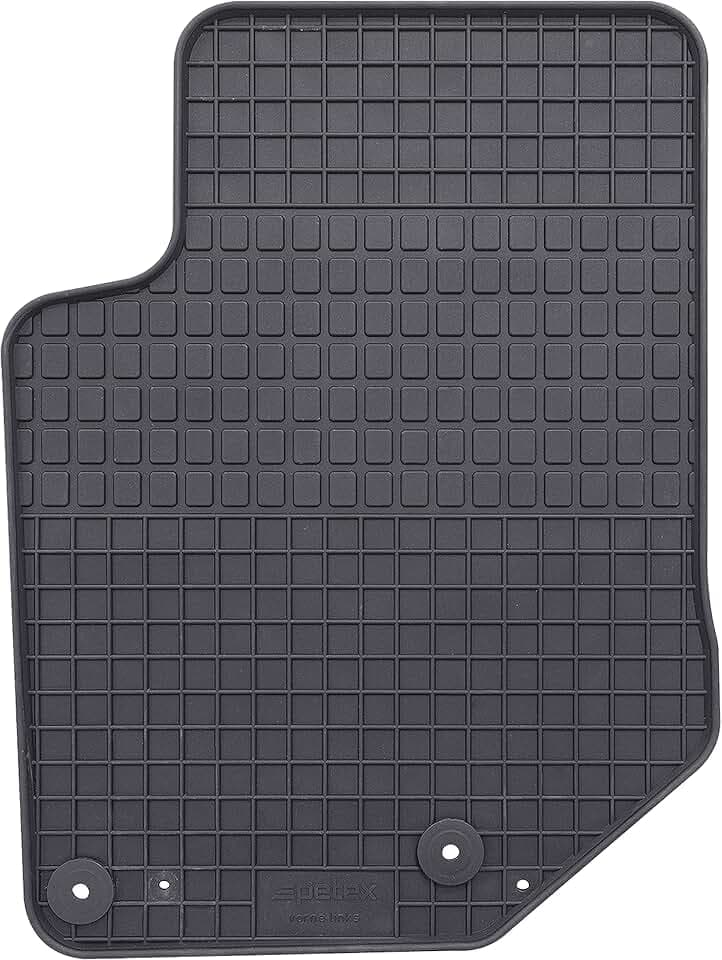 PETEX Passform Fahrer Gummimatte Premium 1-TLG schwarz