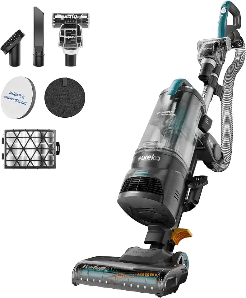 Eureka Upright Vacuum Cleaners for Home, FlexReach Plus, NEU652