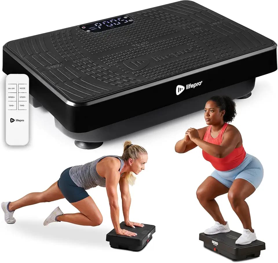 Lifepro VibraNano Mini Vibration Plate Exercise Machine with 120 Speeds