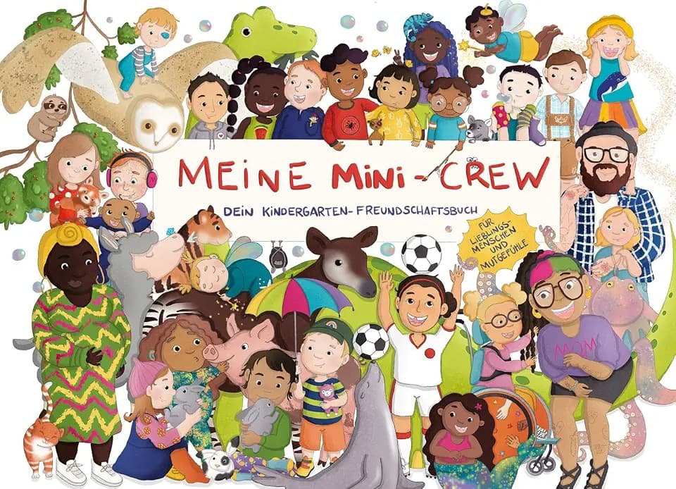 Freundebuch Meine Mini-Crew: Dein Kindergarten-Freundschaftsbuch, das beste Geschenk für Kita-Kinder