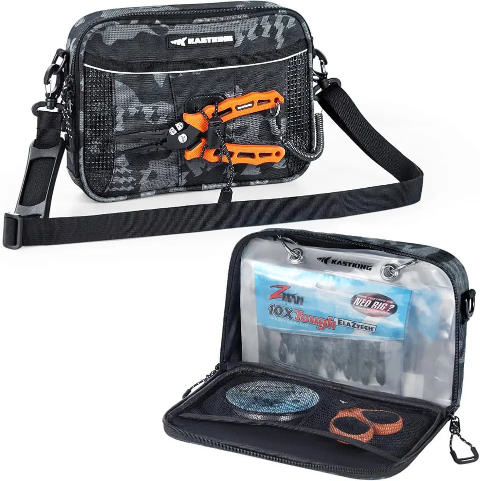 KastKing BaitSpace Detachable Tackle Bag, Soft Plastic Bait Storage