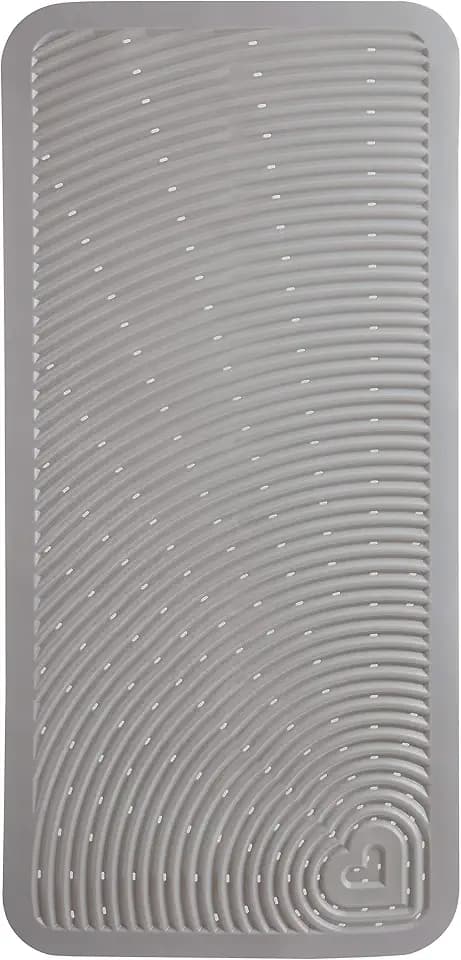 Munchkin Soft Spot Cushioned Non-Slip Baby Bath Mat, 36 x 17 Inch, Grey