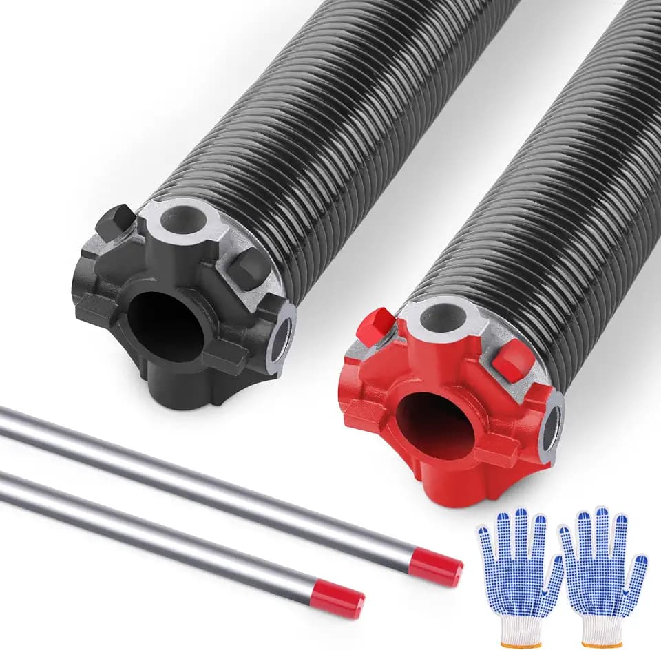 Garage Door Torsion Springs, 1 Pair, 0.262" x 2" ID x 36", Replacement Kit