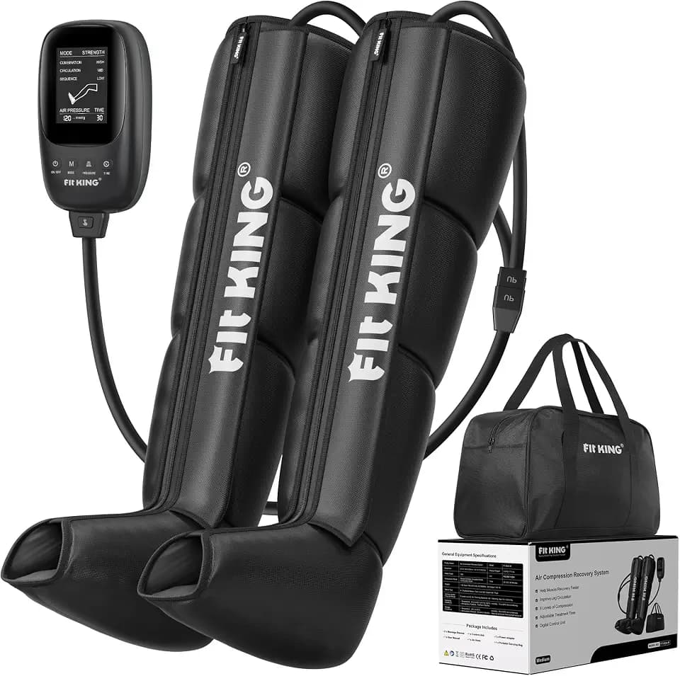 FIT KING Beinmassagegerät mit 8 Intensitätsstufen zur sportlichen Erholung