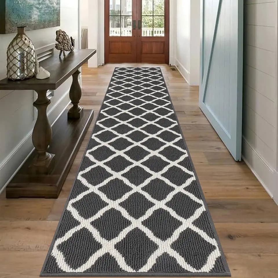 SHACOS 2x10 Hallway Runner Rug Non Slip Washable Kitchen Rug Runner