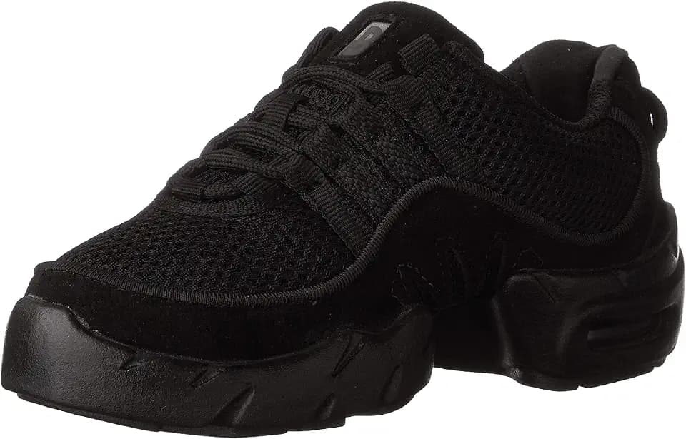 Bloch Women's Boost DRT Suede and Mesh Split Sole Dance Sneaker