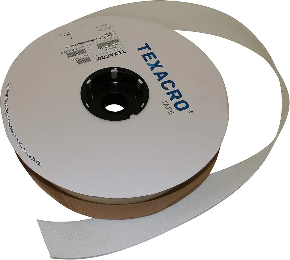 Velcro Brand Adhesive-Backed Hook-Side Only (TEXACRO 70/71): 2 in. x 75 ft. (White)
