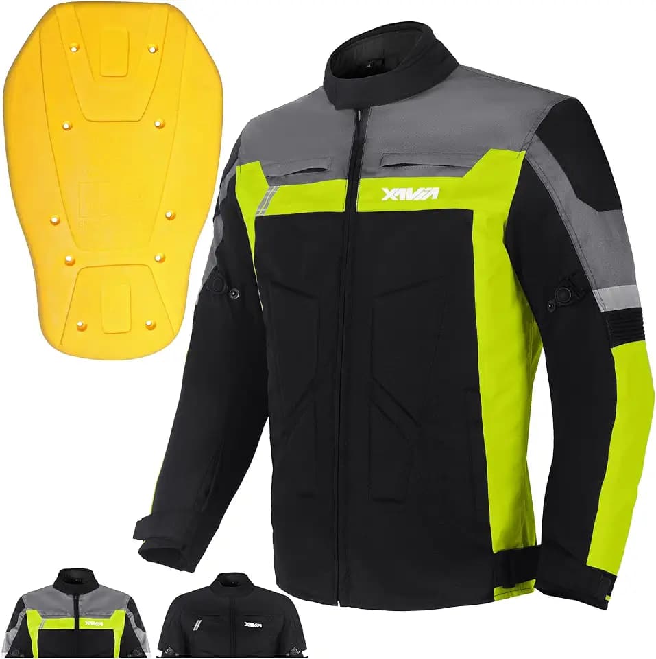 XAVIA GALE Herren-motorradjacke – Wasserdichte Und Belüftete Motorradjacke Mit Schutzstufe 2 | Für Alle Jahreszeiten