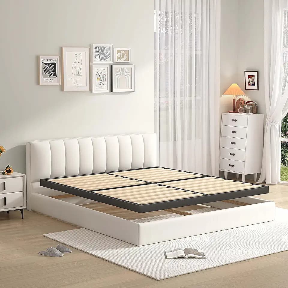 MAF Box Spring King 2 Inch with Round Corners, Bunkie Board with Wood Slats