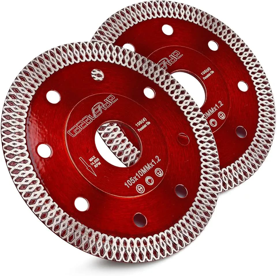 Casaverde 2Pcs/Lot Super Thin 4" Diamond Porcelain Cutting Blade