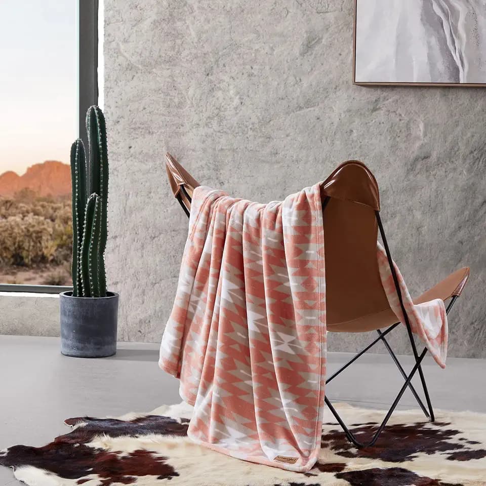 Wrangler - Soft Plush Throw Blanket for Bed & Couch, 50 x 70