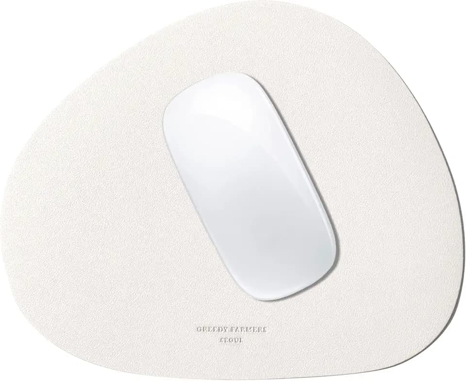 GREEDY FARMERS Mouse pad, Non-Slip Washable Waterproof Computer Mouse pad (Vanilla Cream)
