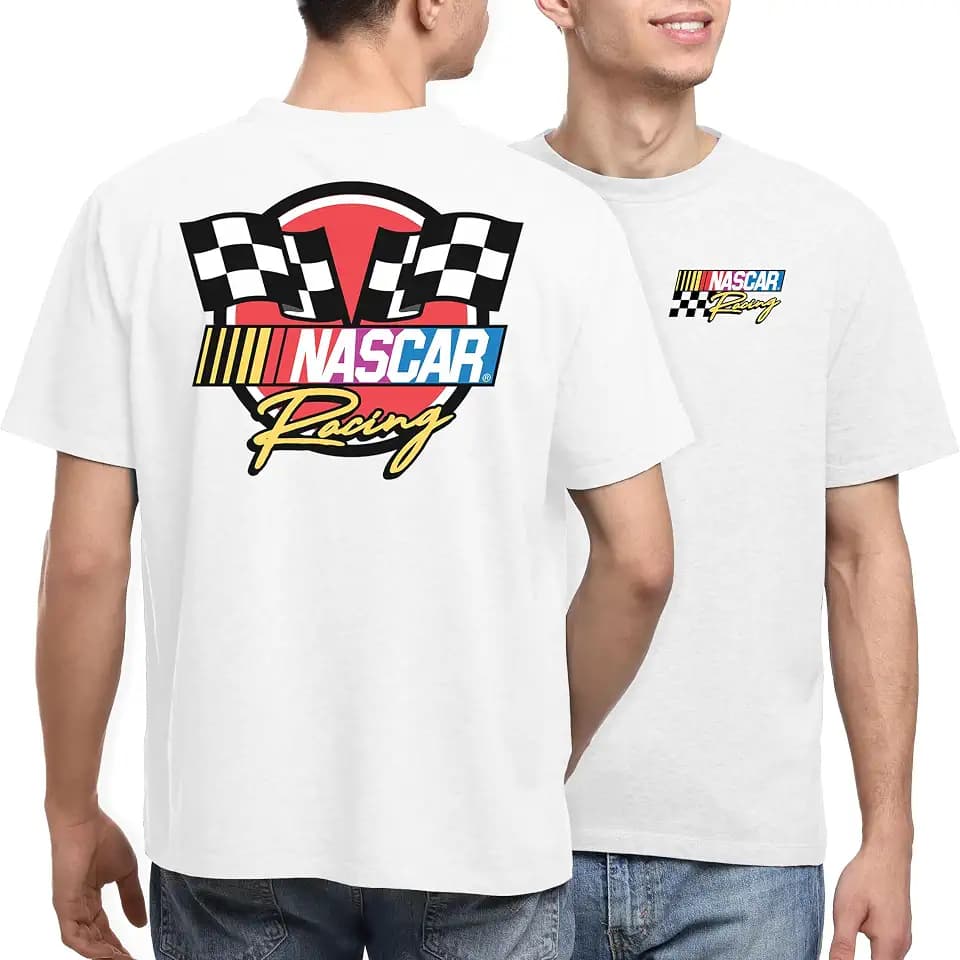 Junk Food NASCAR - NASCAR Racing Logo Adult SS T-Shirt
