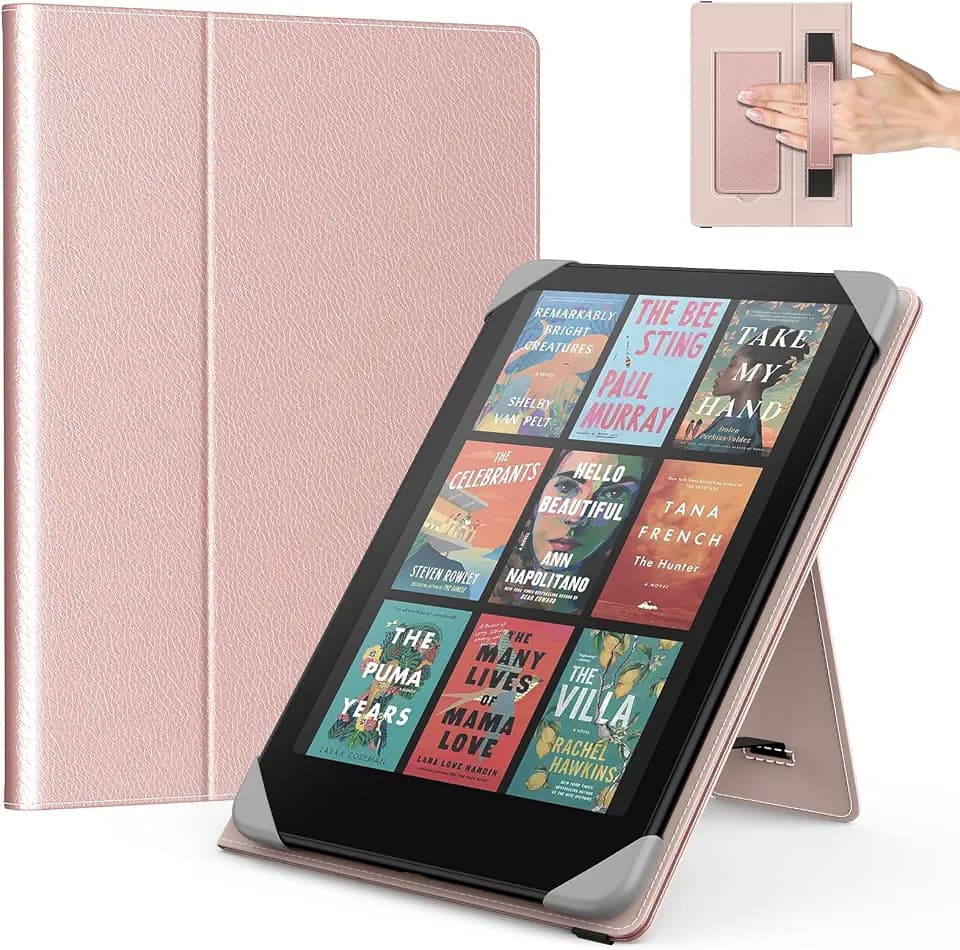 Moko Hülle für 6,8,7 Zoll Kindle Paperwhite E-Reader Tablets, Roságold