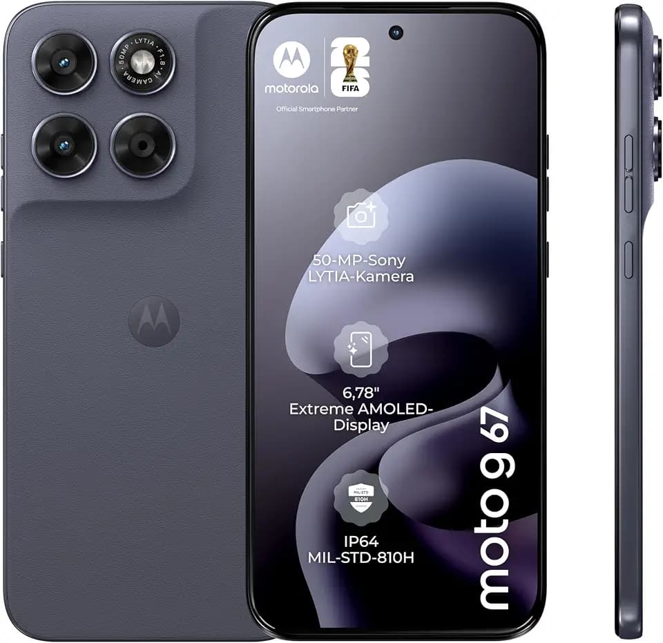 Motorola Moto g67 5G Smartphone 50-MP-Kamera 4-256 GB Arctic Seal