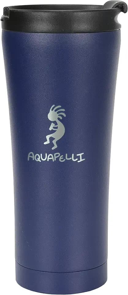 Vacuum Insulated Travel Coffee Mug, 16 Ounces, Blueprint Blue