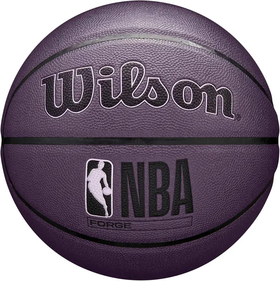 WILSON NBA Forge Indoor/Outdoor Basketball - Purple, Size 6-28.5"