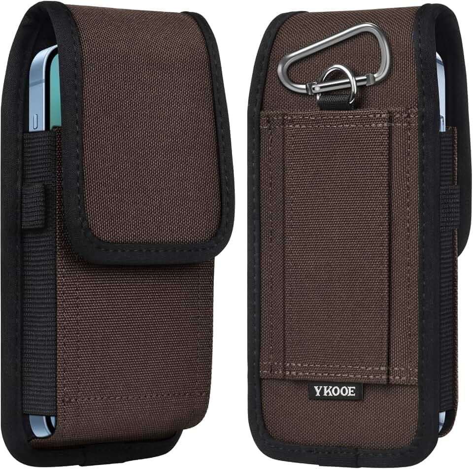 ykooe Cell Phone Belt Holder Holster Case for iPhone 12-16 Pro Max 17 Air