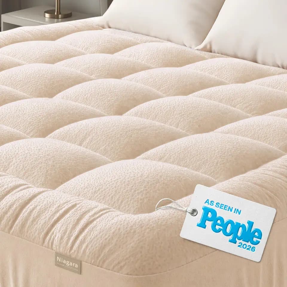 Niagara Sleep Solution Full Ultra Soft Mattress Topper — Back Pain Relief