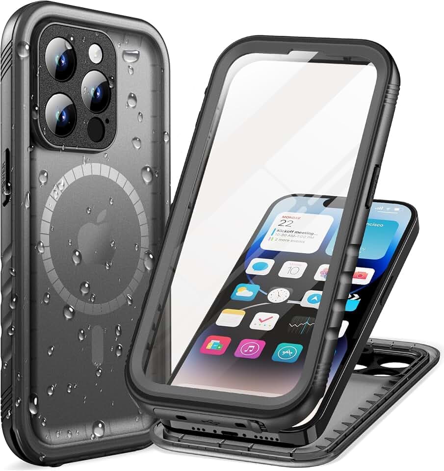 Cozycase TOP Militärschutz wasserdichte 360 Hülle Für iPhone 14 Pro