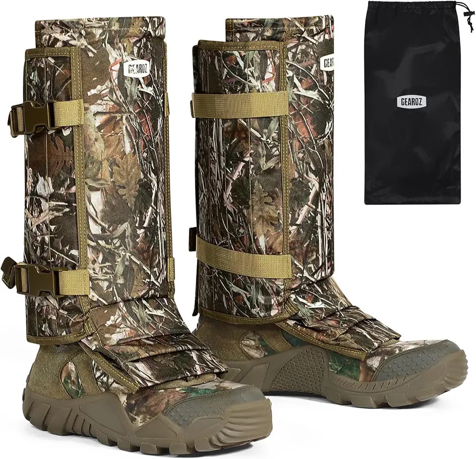 GearOZ Snake Gaiters Chaps, Durable Lower Legs Anti-Snake Bite Guards