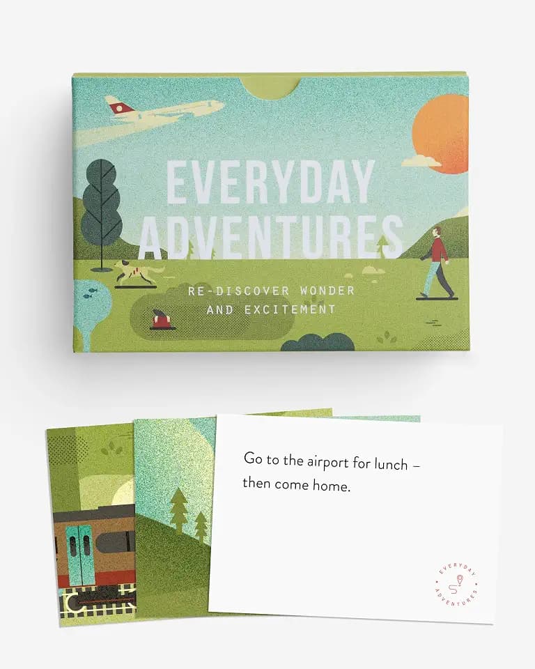The School Of Life - Everyday Adventures Cards - 60 Cards to Help You Re-Discover the Wonder and Excitement in Life