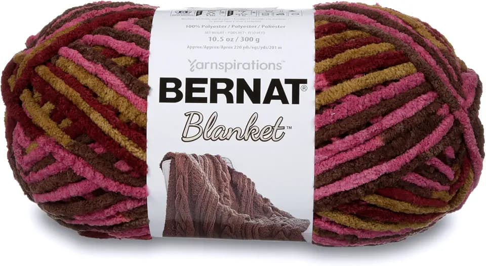 Bernat Blanket Yarn, Plum Chutney