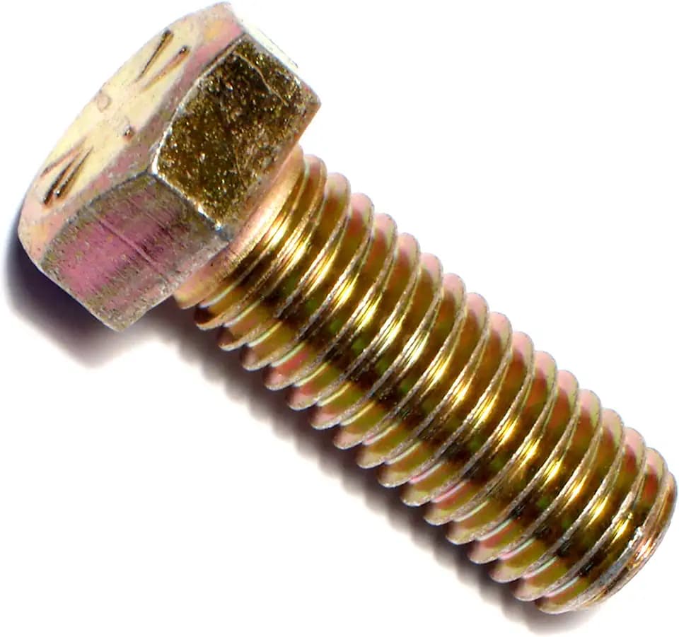 Hard-To-Find Fastener Grade 8 Hex Cap Coarse Large Bolts, Bulk Pack, Steel Hex Bolts for Construction, Home Improvement, 9/16-12 x 1-1/2, Pack of 10
