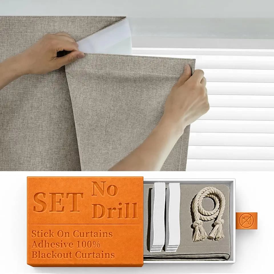 100% Blackout French Door Curtain- Privacy Thermal Insulated Door Window Curtain for Patio Front Tricia Sidelight Panel, W25 x L72 inch, 1 Panel, Light Brown