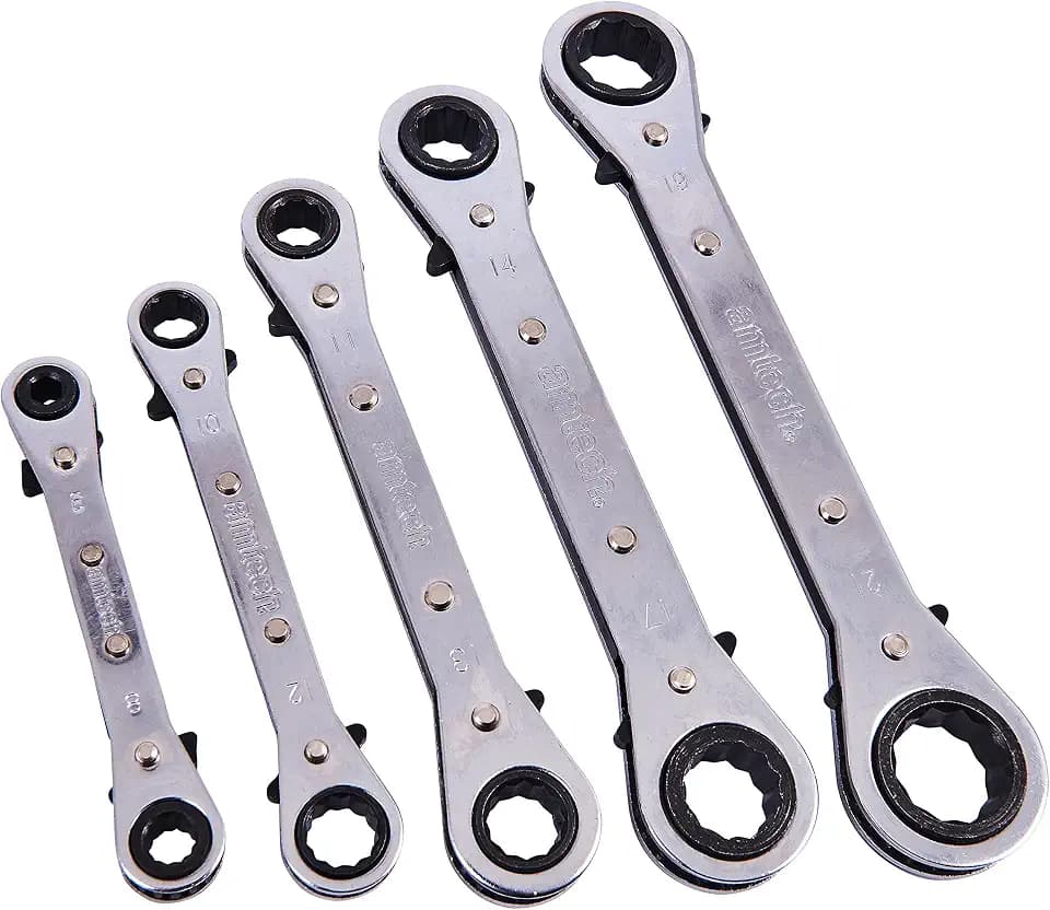 Am-Tech MM Knarrenringschlüssel, 5 Teile