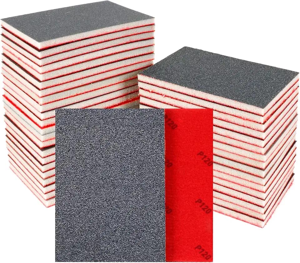 24 PCS Sanding Sponge Block 80-3000 Grit Wet Dry Sandpaper for Wood Metal