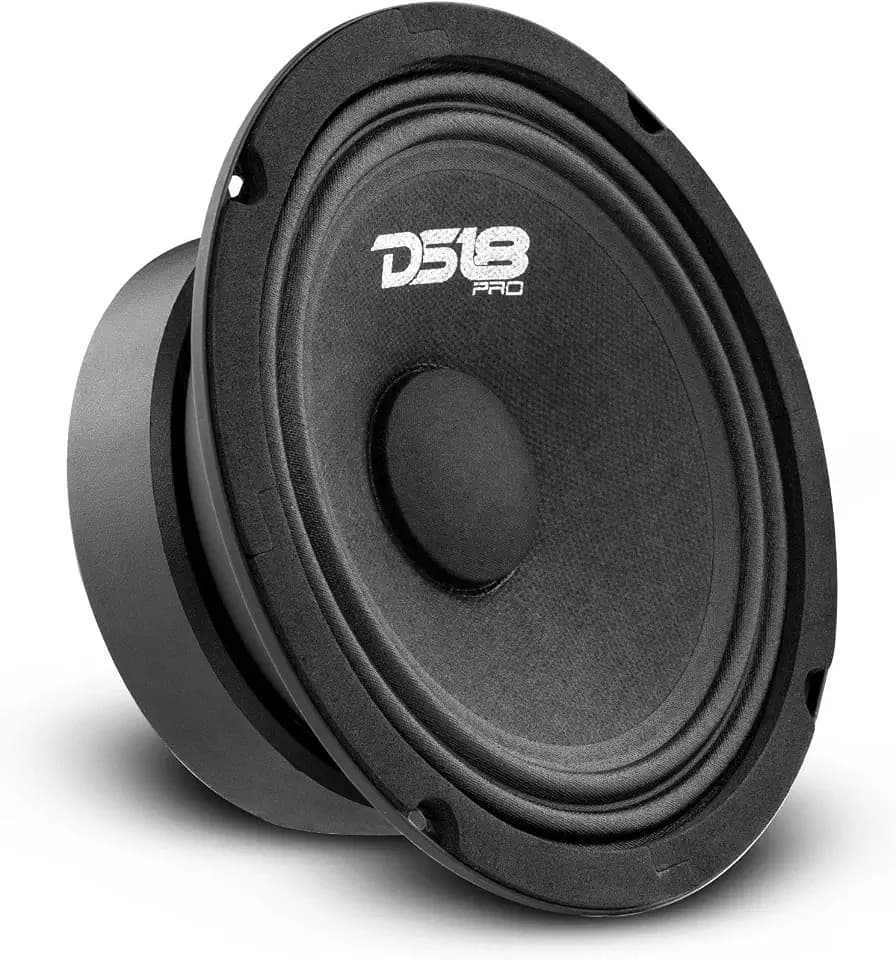 DS18 PRO-GM6SE Sealed Zurück Mitteltöner Lautsprecher 8-Ohm - 380 Watt Max, 90 Watt RMS - 1 Lautsprecher Neues Modell 6.5-Inch