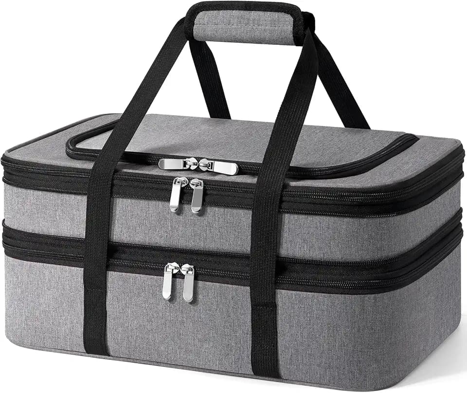 Double Insulated Casserole Carrier, Casserole Carriers for Hot or Cold Food