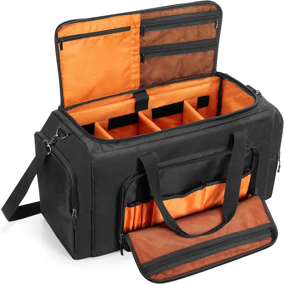 DSLEAF Sneaker Travel Bag for 4 Shoes, Shoe Duffle Bag for Women & Men