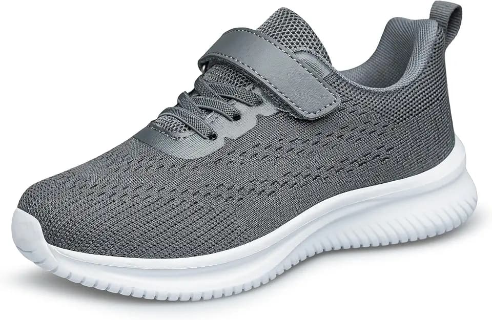 Kids Tennis Shoes for Boys Girls Lightweight Sneakers Breathable Non-Slip Running Shoes Athletic School Footwear for Toddler/Little/Big Kid
