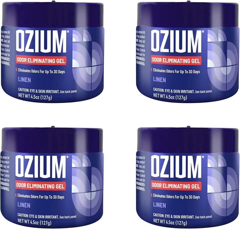 Ozium 4.5 Oz. Odor Eliminating Gel, Air Freshener Alternative